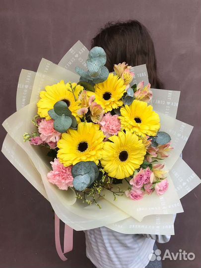 Букеты и композиции из гербер