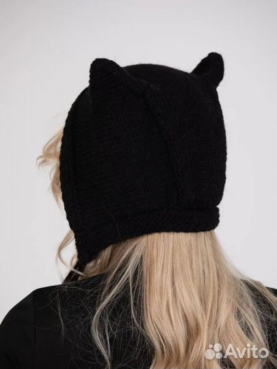 Вязаная шапка y2k