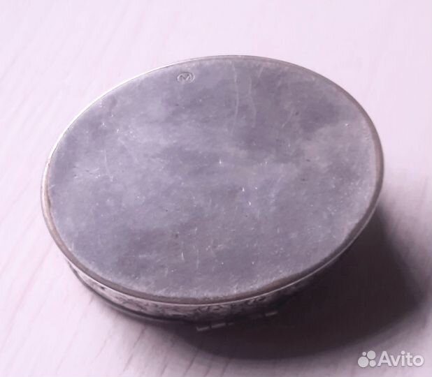 Антикварная шкатулка. Серебрение. Европа. Нач.20 в