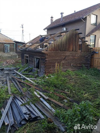 Уборка участков,демонтаж