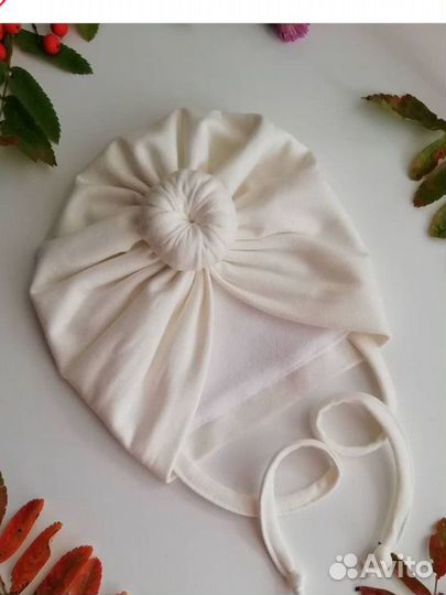 Тюрбан для девочки утепленный