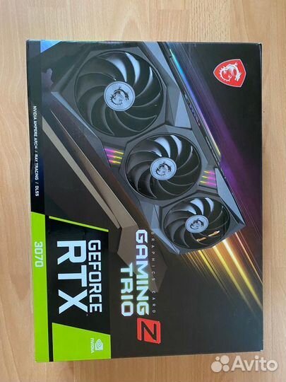 Видеокарта MSI GeForce RTX 3070 gaming Z trio