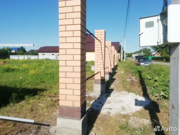 Заборы ворота из профнастила