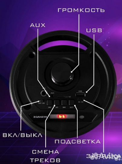 Блютуз колонка
