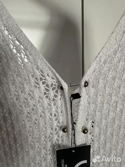 Платье вязаное пляжное