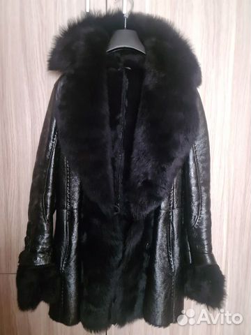 Дубленка натуральная женская 44 46