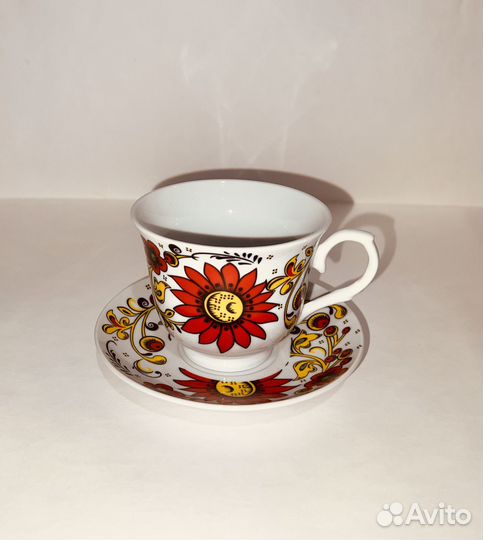 Набор чайный на 2 персоны «цветы»