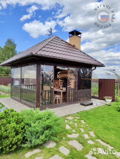 Мягкие окна для террас, беседок и веранд