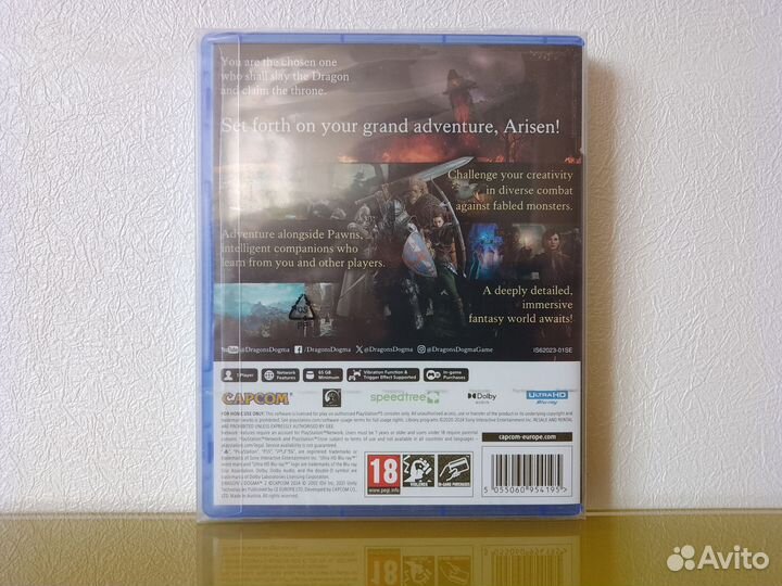 Новый диск Ps5 Dragon's Dogma 2:Lenticular Edition