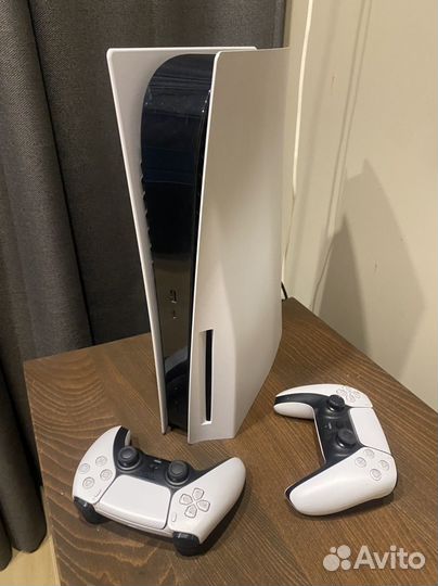 Sony playstation 5 ps5 с дисководом 2 джойстика