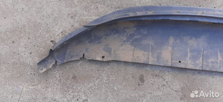 Юбка бампера skoda fabia 2