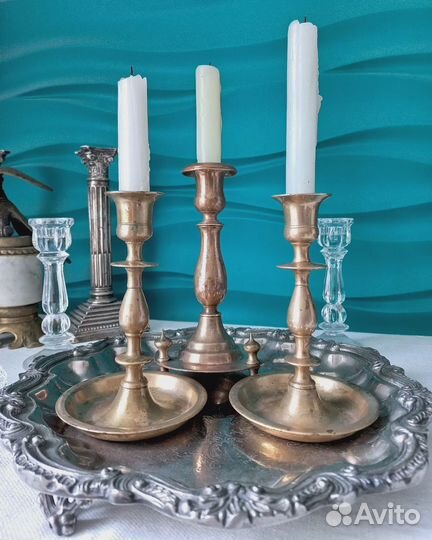 Подсвечники Царская Россия (Бронза)