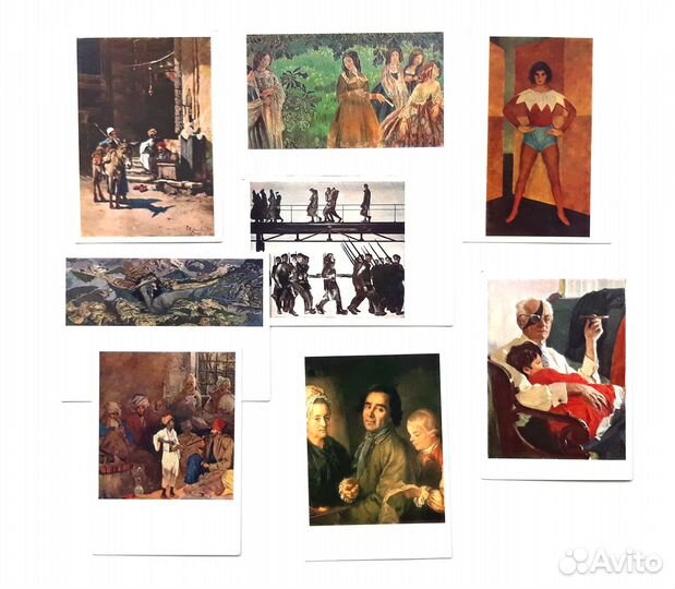 Открытки живопись, репродукции