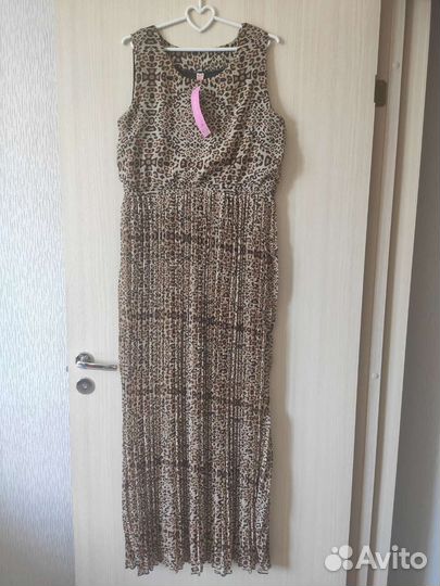 Шифоновое платье новое 48