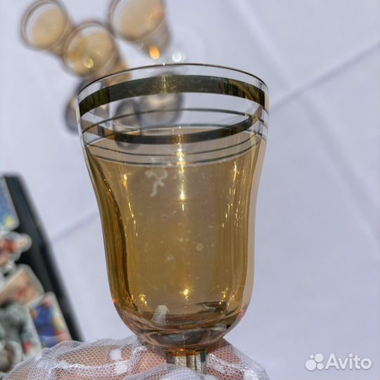 Рюмки СССР винтаж цветное стекло