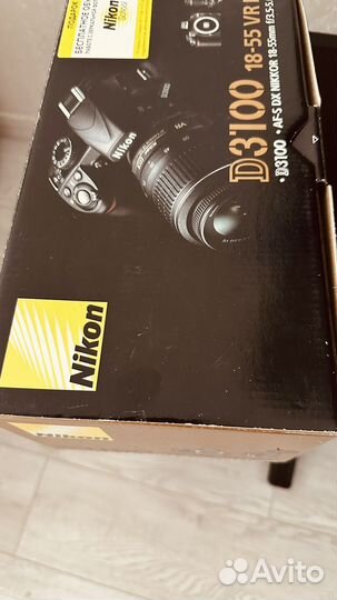 Зеркальный фотоаппарат nikon d3100