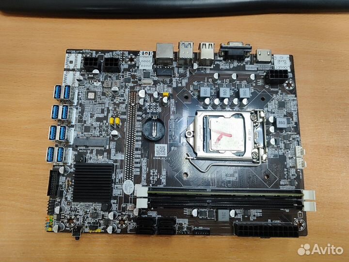 Материнская плата для майнинга B75 BTC 8 USB