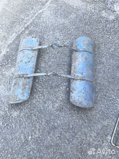 Багажник на Ява 634 и щитки для Иж