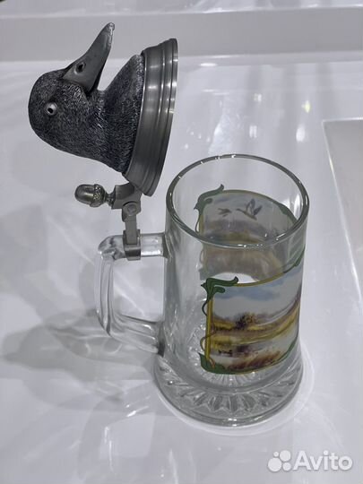 Стакан с головой утки