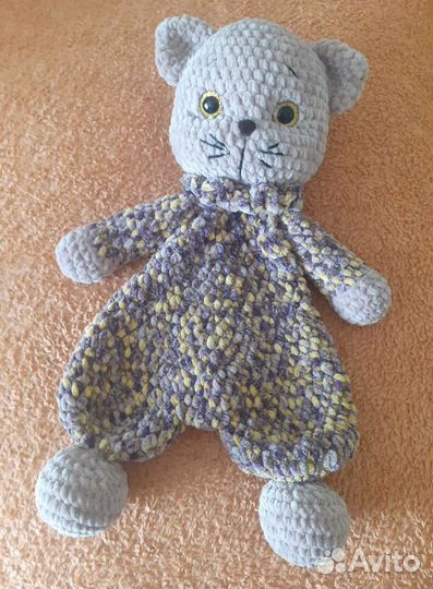 Котик плюшевая игрушка