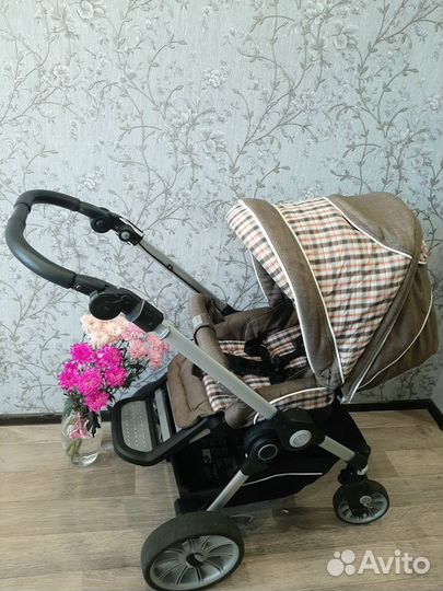 Коляска 2 в 1 teutonia подарок конверт из овчины