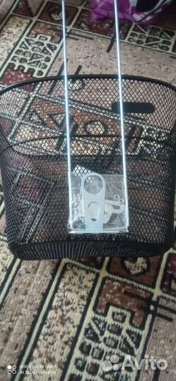 Корзина для велосипеда металлическая