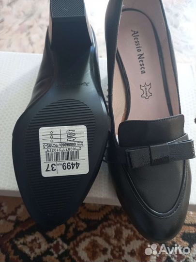 Туфли женские 37 размер натуральная кожа новые