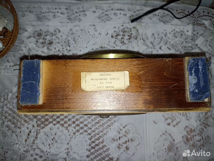 Часы настольные весна СССР