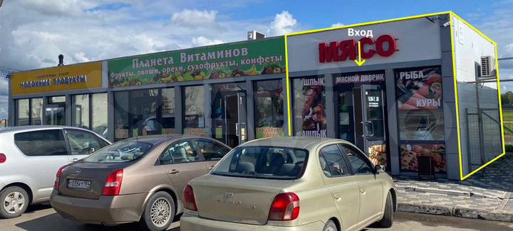 Аренда торговой площади, 18 м²