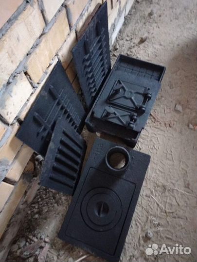 Чугунная печь разборная