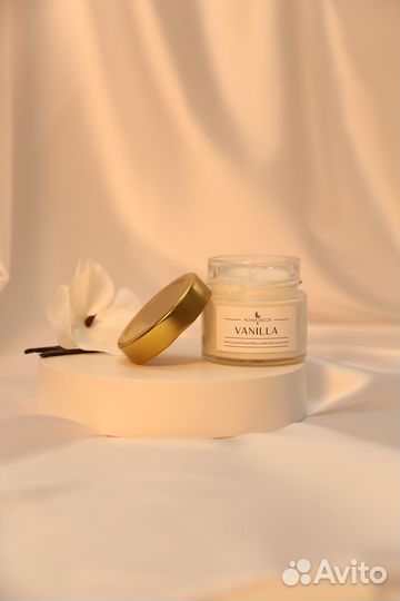 Ароматическая свеча с ароматом ваниль