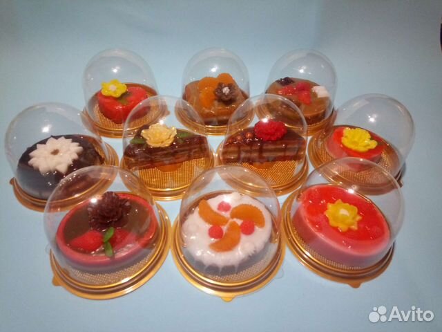 Пирожное мыло ручной работы на 8 марта