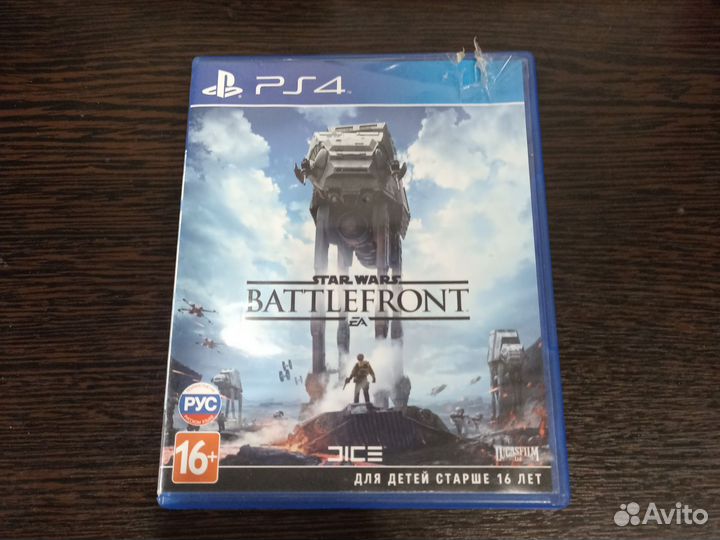 Диск Star wars battlefront 1 для ps4 Б/У