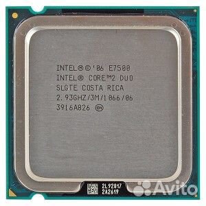 Процессор Intel Core 2 Duo E7500 2.93/3М S-775