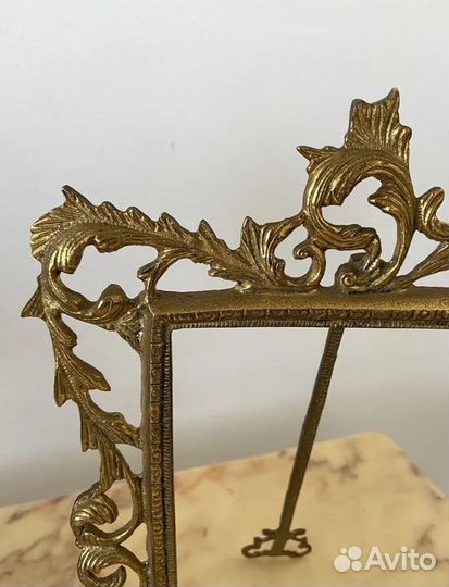 Рамка антикварная бронза 32 см Франция