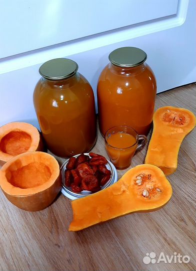 Домашние яйца, Тыквенный сок, Компот