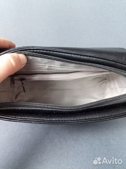 Сумка кожаная с ручной росписью