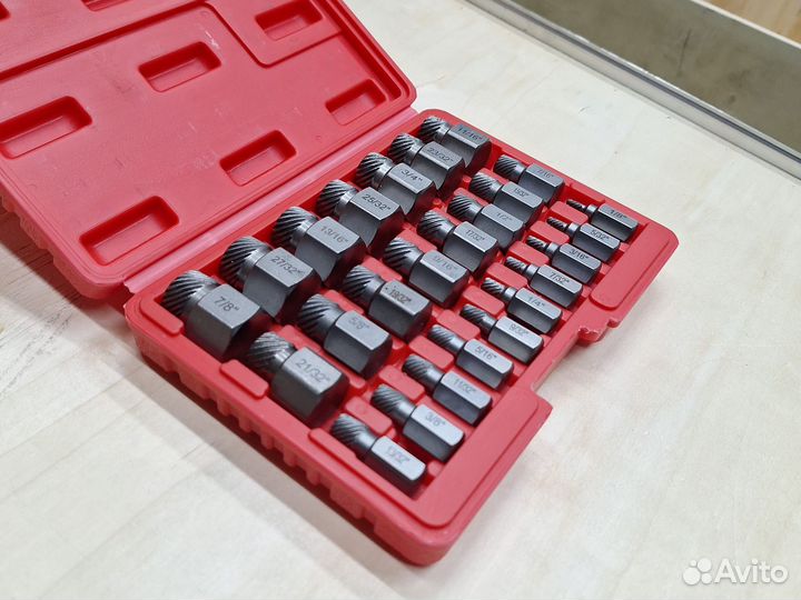 Набор экстракторов для поврежденного крепежа 25шт