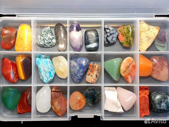 Коллекция камней-минералов натуральных