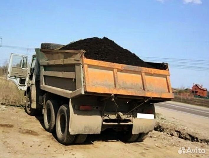 Навоз перегной в мешках, чернозём, песок, щебень