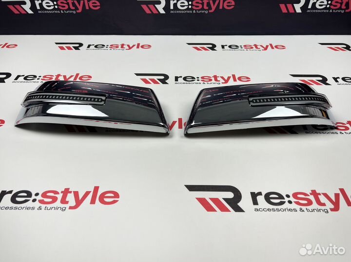 Накладки на зеркала Tundra 07-20г Хром