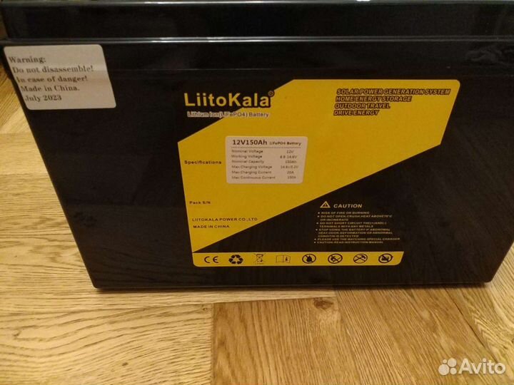 Аккумулятор LiFePo4 12v 150Ah LiitoKala