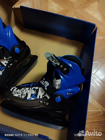 Коньки детские раздвижные