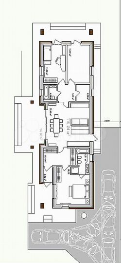 Коттедж 157,4 м² на участке 6,5 сот.