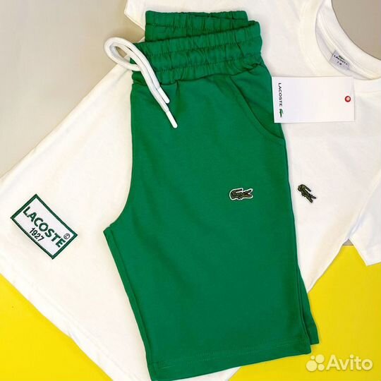 Новые футболка и шорты для мальчика Lacoste