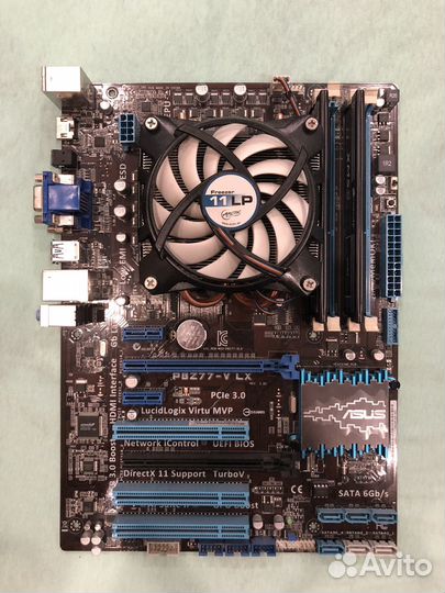 Материнская плата с процессором i7