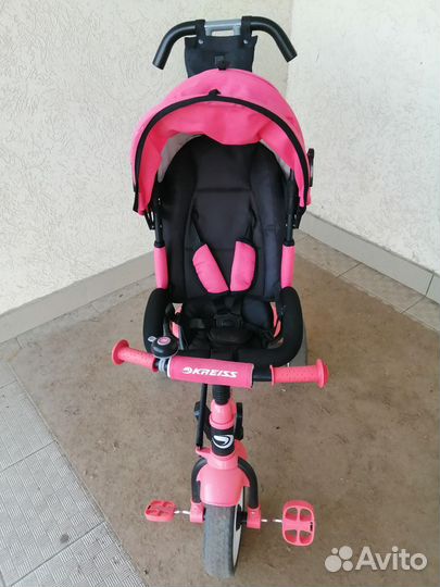 Трехколесный велосипед с родительской ручкой