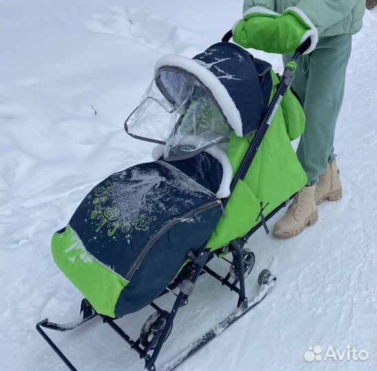 Санки Ника с колесами