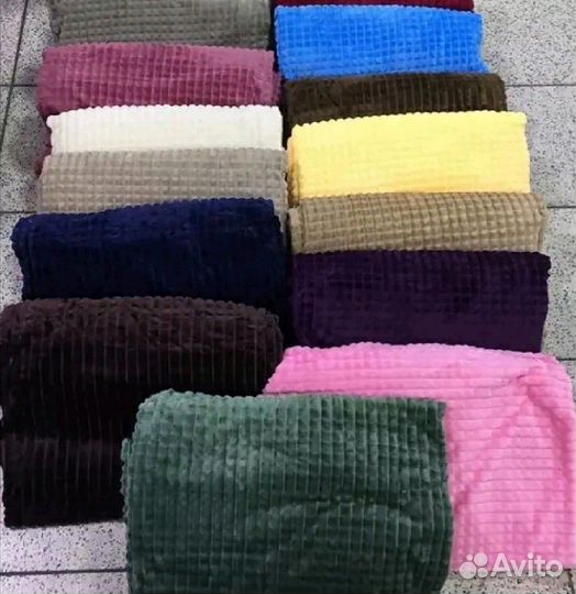 Пледы кубики