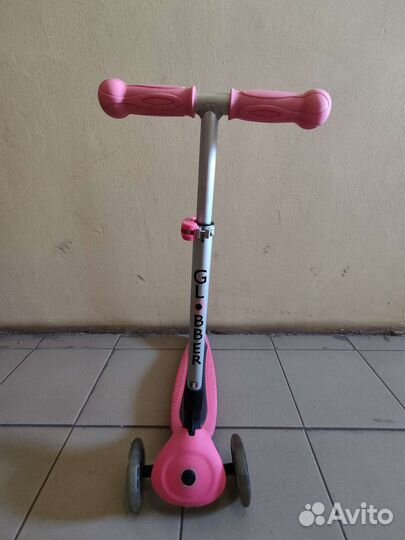 Самокат трехколесный Globber primo foldable lights